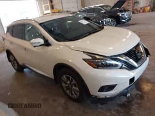 2018 Nissan Murano SV с VIN 5N1AZ2MH5JN125629, выставлен на аукционе IAAI как лот 43272679 с пробегом 107 704 миль миль и . История ставок и продаж доступна на DreamBid. Изображение 1.