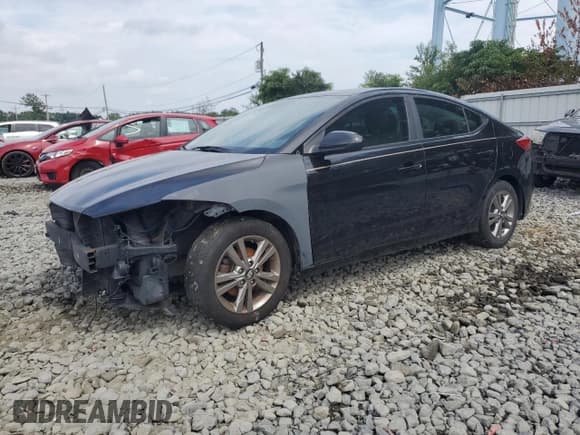 ✅ 2017 Hyundai Elantra SE • VIN: KMHD84LF3HU406016 • Lot: 68861155. Listed on Copart with 78,235 mi. Free auction sales archive from the USA and detailed vehicle history report at DreamBid. Image 1.