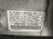 ✅ 2001 Honda Accord VP • VIN: 1HGCF86671A104469 • Лот: 43028639. Опубликован ранее на IAAI с пробегом 214 137 миль. Бесплатный доступ к архиву аукционных продаж из США и подробный отчёт об истории автомобиля на DreamBid. Изображение 9.