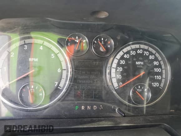 2009 Dodge 1500 SLT z VIN 1D3HB13P99J522930, wystawiony jako Copart lot #79885384 z przebiegiem 315 016 mil mil oraz Czysty tytuł • Clean title. Historia ofert i sprzedaży dostępna na DreamBid. Obrazek 9.