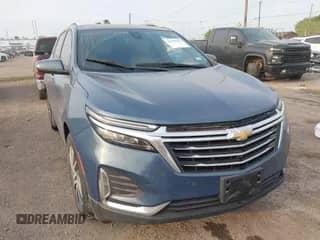 2024 Chevrolet Equinox Premier с VIN 3GNAXNEG3RL122989, выставлен на аукционе IAAI как лот 41923372 с пробегом 17 967 миль миль и . История ставок и продаж доступна на DreamBid. Изображение 1.