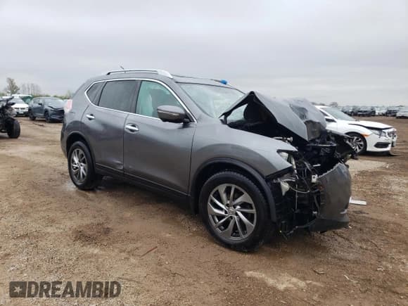 ✅ 2015 Nissan Rogue SL • VIN: 5N1AT2MV2FC897029 • Lot: 55111715. Listed on Copart with Not provided. Free auction sales archive from the USA and detailed vehicle history report at DreamBid. Image 4.