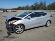 ✅ 2013 Hyundai Elantra Limited • VIN: KMHDH4AE9DU664111 • Lot: 85324685. Listed on Copart with 120,617 mi. Free auction sales archive from the USA and detailed vehicle history report at DreamBid. Image 1.