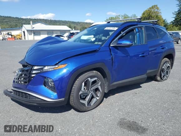 2023 Hyundai Tucson SEL with VIN 5NMJFCAE5PH166331, listed as a Copart auction lot 84397595 with 29,577 mi miles and Salvage title. Bid and sale history available at DreamBid. Image 1.