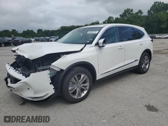 ✅ 2023 Acura MDX • VIN: 5J8YE1H35PL026919 • Лот: 63809725. Опубликован ранее на Copart с пробегом 45 608 миль. Бесплатный доступ к архиву аукционных продаж из США и подробный отчёт об истории автомобиля на DreamBid. Изображение 1.