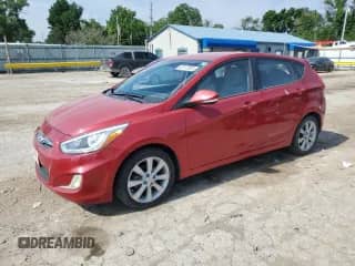 2014 Hyundai Accent SE with VIN KMHCU5AEXEU158785, listed as a Copart auction lot 60112505 with 83,630 mi miles and Salvage title. Bid and sale history available at DreamBid. Image 1.