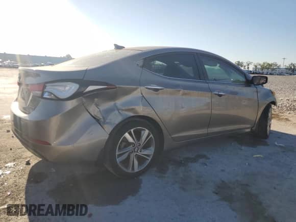 2015 Hyundai Elantra Limited с VIN 5NPDH4AE8FH611255, выставлен на аукционе Copart как лот 48538565 с пробегом 103 210 миль миль и Списание • Salvage title. История ставок и продаж доступна на DreamBid. Изображение 3.