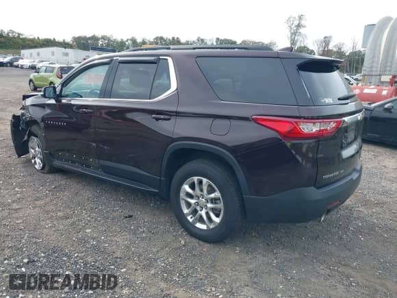 2020 Chevrolet Traverse LT with VIN 1GNEVHKWXLJ319645, listed as a IAAI auction lot 43330855 with 131,084 mi miles and . Bid and sale history available at DreamBid. Image 3.