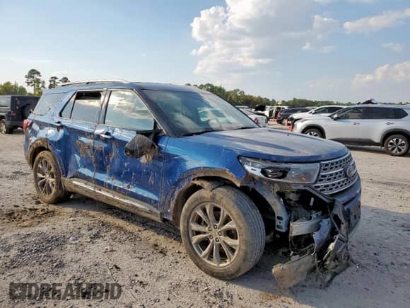 2022 Ford Explorer Limited z VIN 1FMSK7FHXNGB07253, wystawiony jako Copart lot #81991045 z przebiegiem 94 022 mil mil oraz Szkoda całkowita • Salvage title. Historia ofert i sprzedaży dostępna na DreamBid. Obrazek 4.