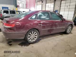 2009 Hyundai Azera GLS с VIN KMHFC46D39A372227, выставлен на аукционе Copart как лот 45176155 с пробегом 107 993 миль миль и На запчасти • Non repairable. История ставок и продаж доступна на DreamBid. Изображение 3.