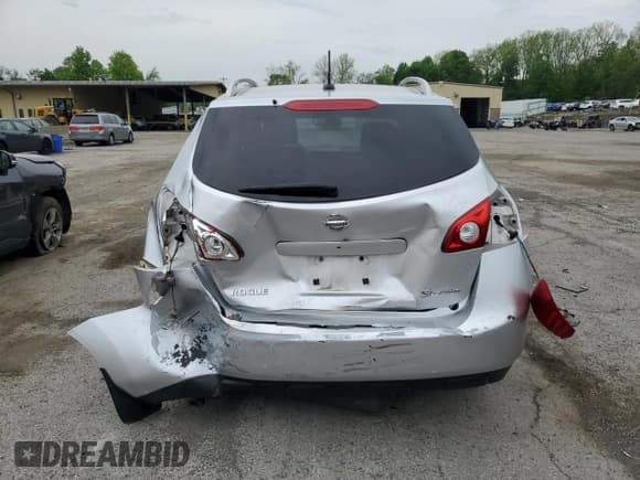 ✅ 2008 Nissan Rogue SL • VIN: JN8AS58VX8W405212 • Lot: 56844155. Listed on Copart with 126,516 mi. Free auction sales archive from the USA and detailed vehicle history report at DreamBid. Image 6.