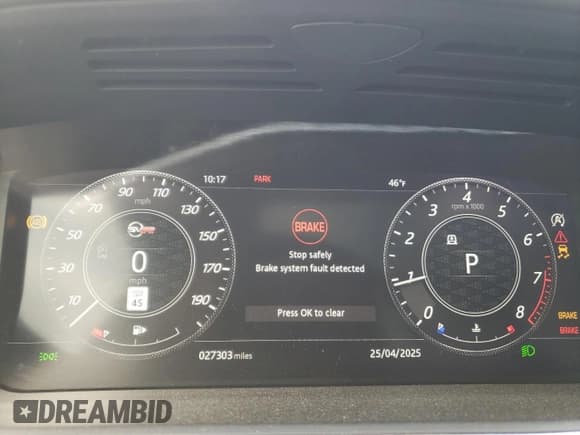 ✅ 2022 Land Rover Range Rover Sport SVR • VIN: SALWZ2RE3NA235996 • Lot: 54360975. Listed on Copart with 27,303 mi. Free auction sales archive from the USA and detailed vehicle history report at DreamBid. Image 9.