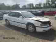 2001 Chevrolet Impala LS with VIN 2G1WH55K119359691, listed as a Copart auction lot 69415354 with Not provided miles and Salvage title. Bid and sale history available at DreamBid. Image 4.