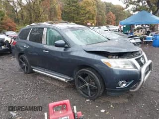 ✅ 2013 Nissan Pathfinder SL • VIN: 5N1AR2MM1DC615787 • Lot: 43558573. Listed on IAAI with 157,810 mi. Free auction sales archive from the USA and detailed vehicle history report at DreamBid. Image 1.