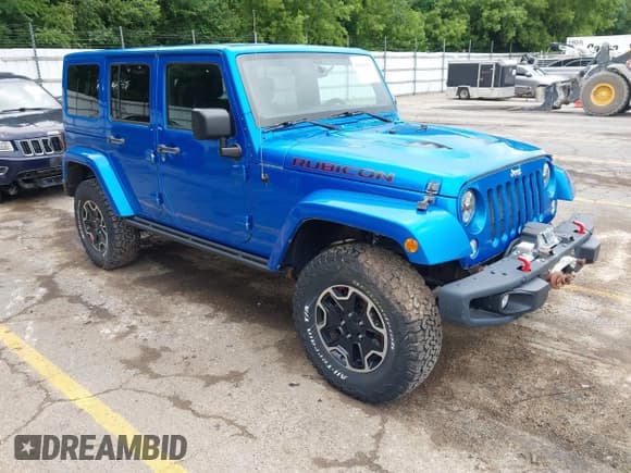 ✅ 2016 Jeep Wrangler Unlimited Rubicon • VIN: 1C4HJWFG7GL188595 • Lot: 42620465. Listed on IAAI with 182,758 mi. Free auction sales archive from the USA and detailed vehicle history report at DreamBid. Image 1.