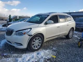 ✅ 2015 Buick Enclave Leather • VIN: 5GAKVBKD0FJ182096 • Lot: 91840535. Wystawiony na Copart z przebiegiem 150 190 mil. Bezpłatny archiwum sprzedaży aukcyjnych z USA i szczegółowy raport historii pojazdu na DreamBid. Zdjęcie 1.