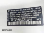 ✅ 2013 Porsche Cayenne Diesel • VIN: WP1AF2A26DLA41346 • Lot: 42670580. Listed on IAAI with 154,110 mi. Free auction sales archive from the USA and detailed vehicle history report at DreamBid. Image 9.