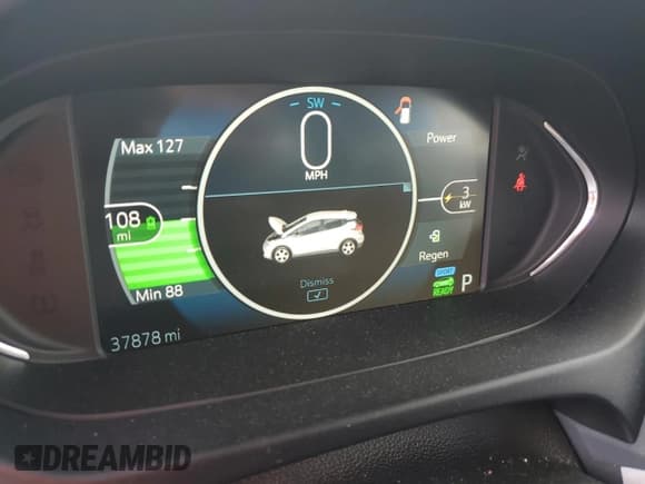 ✅ 2021 Chevrolet Bolt EV LT • VIN: 1G1FY6S02M4102748 • Lot: 78470144. Wystawiony na Copart z przebiegiem 37 878 mil. Bezpłatny archiwum sprzedaży aukcyjnych z USA i szczegółowy raport historii pojazdu na DreamBid. Zdjęcie 9.