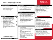 ✅ 2025 Chevrolet Blazer RS • VIN: 3GNKBERS8SS191402 • Lot: 69211335. Listed on Copart with 7,802 mi. Free auction sales archive from the USA and detailed vehicle history report at DreamBid. Image 13.