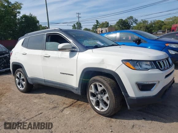 ✅ 2019 Jeep Compass Limited • VIN: 3C4NJDCB3KT679341 • Лот: 43191948. Опубликован ранее на IAAI с пробегом 122 420 миль. Бесплатный доступ к архиву аукционных продаж из США и подробный отчёт об истории автомобиля на DreamBid. Изображение 1.