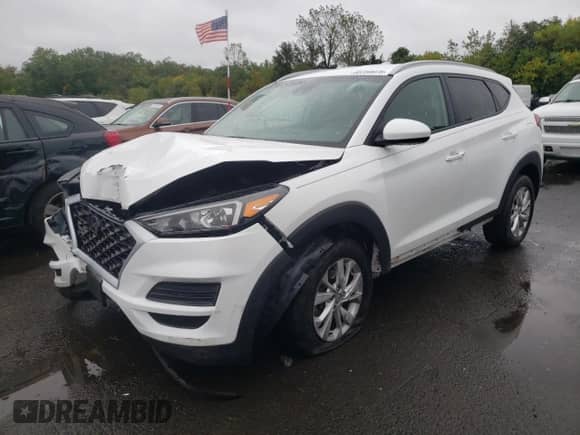 2021 Hyundai Tucson Value with VIN KM8J3CA41MU328214, listed as a Copart auction lot 83759975 with 61,891 mi miles and Salvage title. Bid and sale history available at DreamBid. Image 1.