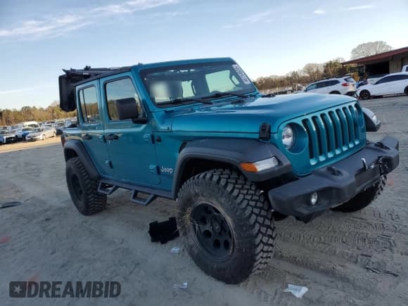 ✅ 2020 Jeep Wrangler Unlimited Sport Altitude • VIN: 1C4HJXDG1LW277726 • Lot: 46754635. Listed on Copart with 101,392 mi. Free auction sales archive from the USA and detailed vehicle history report at DreamBid. Image 4.