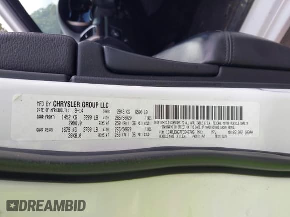 ✅ 2015 Jeep Grand Cherokee Altitude • VIN: 1C4RJEAG7FC646706 • Лот: 43303385. Опубликован ранее на IAAI с пробегом 169 762 миль. Бесплатный доступ к архиву аукционных продаж из США и подробный отчёт об истории автомобиля на DreamBid. Изображение 9.