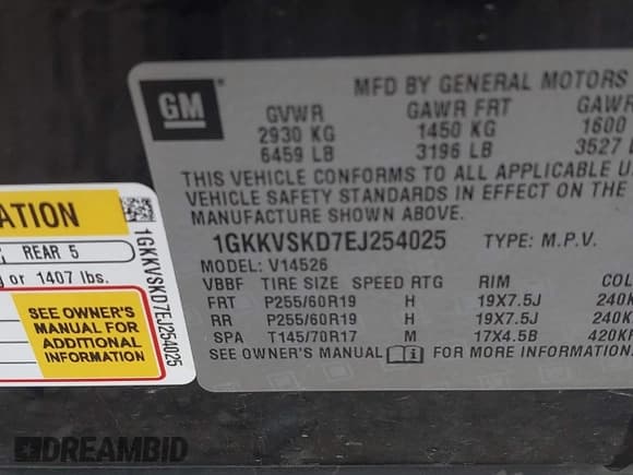 ✅ 2014 GMC Acadia SLT • VIN: 1GKKVSKD7EJ254025 • Lot: 42977690. Wystawiony na IAAI z przebiegiem 183 401 mil. Bezpłatny archiwum sprzedaży aukcyjnych z USA i szczegółowy raport historii pojazdu na DreamBid. Zdjęcie 9.