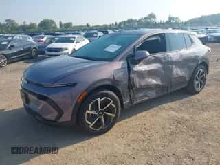 2025 Chevrolet Equinox EV LT1 w/PCY z VIN 3GN7DMRP1SS202147, wystawiony jako IAAI lot #42922271 z przebiegiem 1 647 mil mil oraz . Historia ofert i sprzedaży dostępna na DreamBid. Obrazek 2.