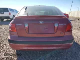 2006 Hyundai Elantra GLS z VIN KMHDN56D56U189087, wystawiony jako Copart lot #78637794 z przebiegiem 143 616 mil mil oraz Szkoda całkowita • Salvage title. Historia ofert i sprzedaży dostępna na DreamBid. Obrazek 6.