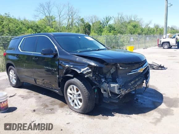 ✅ 2020 Chevrolet Traverse LS • VIN: 1GNERFKW4LJ283752 • Lot: 42000570. Listed on IAAI with 100,331 mi. Free auction sales archive from the USA and detailed vehicle history report at DreamBid. Image 1.
