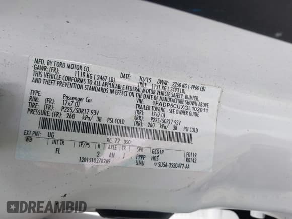 ✅ 2016 Ford C-Max SEL • VIN: 1FADP5CUXGL102011 • Lot: 41935337. Wystawiony na IAAI z przebiegiem 95 279 mil. Bezpłatny archiwum sprzedaży aukcyjnych z USA i szczegółowy raport historii pojazdu na DreamBid. Zdjęcie 9.