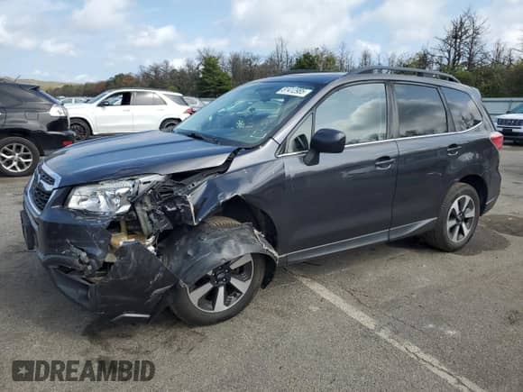 2017 Subaru Forester Limited with VIN JF2SJAJC2HH804951, listed as a Copart auction lot 81412985 with 221,177 mi miles and Salvage title. Bid and sale history available at DreamBid. Image 1.