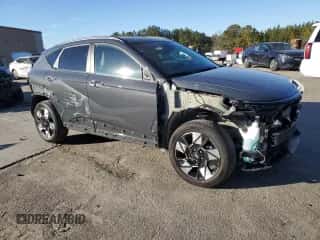 2024 Hyundai Kona SEL with VIN KM8HB3AB6RU059053, listed as a Copart auction lot 88713725 with 17,313 mi miles and Salvage title. Bid and sale history available at DreamBid. Image 4.