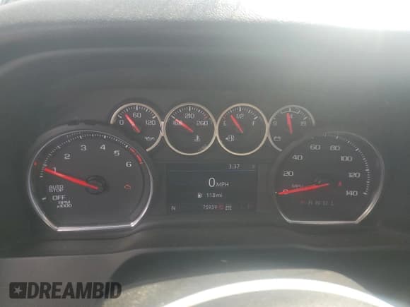 ✅ 2022 Chevrolet Silverado 1500 RST • VIN: 1GCUYEET0NZ230148 • Лот: 55269345. Опубликован ранее на Copart с пробегом 75 939 миль. Бесплатный доступ к архиву аукционных продаж из США и подробный отчёт об истории автомобиля на DreamBid. Изображение 9.