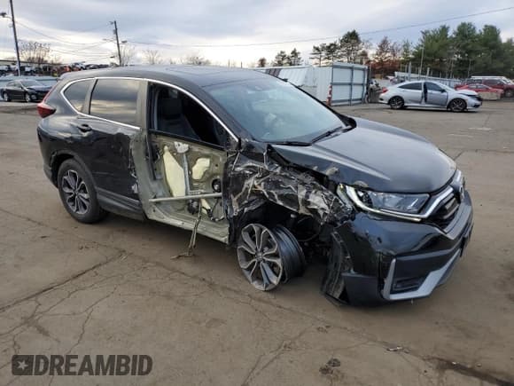 ✅ 2020 Honda CR-V EX-L • VIN: 2HKRW2H85LH696180 • Lot: 92388755. Listed on Copart with 56,813 mi. Free auction sales archive from the USA and detailed vehicle history report at DreamBid. Image 4.
