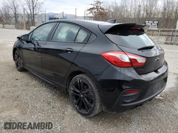 ✅ 2018 Chevrolet Cruze LT • VIN: 3G1BE6SM2JS649881 • Lot: 36000503. Listed on Copart with Not provided. Free auction sales archive from the USA and detailed vehicle history report at DreamBid. Image 2.