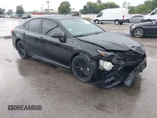 ✅ 2025 Toyota Camry LE • VIN: 4T1DBADK8SU519074 • Lot: 43293888. Listed on IAAI with 9,558 mi. Free auction sales archive from the USA and detailed vehicle history report at DreamBid. Image 1.