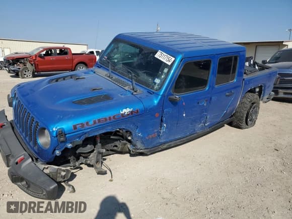 ✅ 2022 Jeep Gladiator Rubicon • VIN: 1C6JJTBG4NL151210 • Lot: 75117154. Listed on Copart with 49,027 mi. Free auction sales archive from the USA and detailed vehicle history report at DreamBid. Image 1.