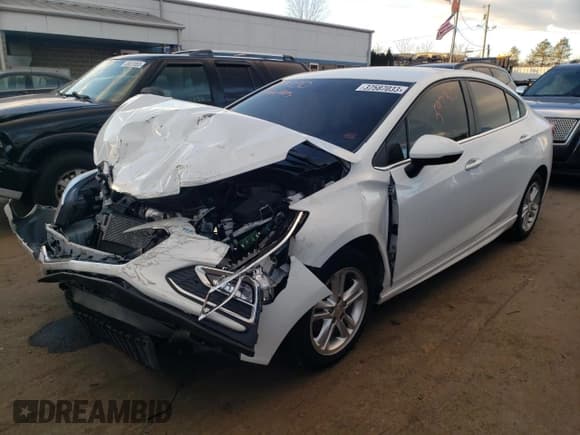 ✅ 2016 Chevrolet Cruze LT • VIN: 1G1BE5SM9G7327725 • Lot: 37587033. Listed on Copart with Not provided. Free auction sales archive from the USA and detailed vehicle history report at DreamBid. Image 1.