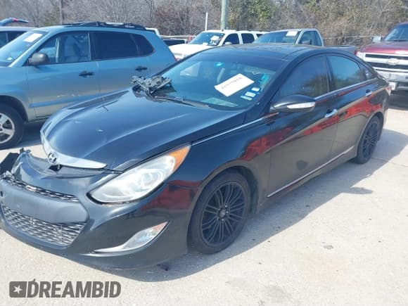 ✅ 2012 Hyundai Sonata Hybrid • VIN: KMHEC4A41CA040183 • Lot: 41575010. Listed on IAAI with 177,542 mi. Free auction sales archive from the USA and detailed vehicle history report at DreamBid. Image 2.