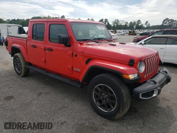 ✅ 2021 Jeep Gladiator High Altitude • VIN: 1C6HJTFG4ML579074 • Lot: 57145415. Listed on Copart with 52,145 mi. Free auction sales archive from the USA and detailed vehicle history report at DreamBid. Image 4.