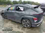 2024 Hyundai Kona N Line with VIN KM8HA3A36RU060778, listed as a Copart auction lot 72629564 with 9,271 mi miles and Salvage title. Bid and sale history available at DreamBid. Image 2.