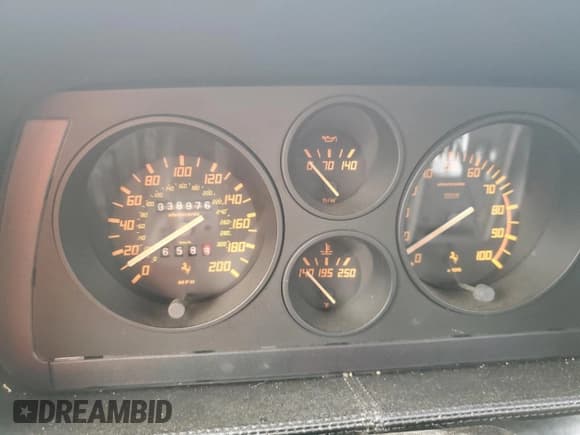 ✅ 1989 Ferrari 348 • VIN: ZFFFA35A8K0082395 • Lot: 70818884. Listed on Copart with 38,978 mi. Free auction sales archive from the USA and detailed vehicle history report at DreamBid. Image 9.