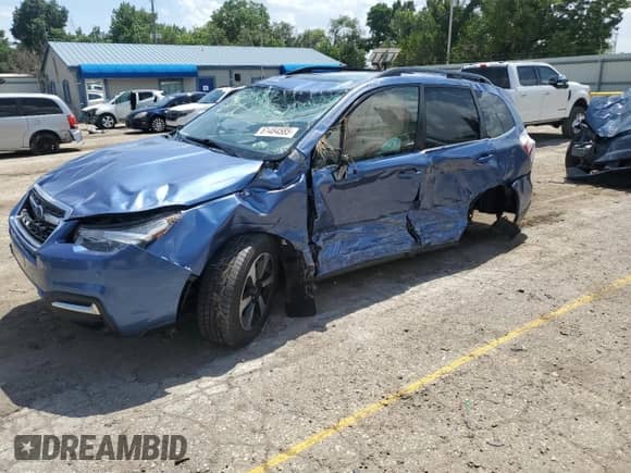 2018 Subaru Forester Limited with VIN JF2SJAJC9JH524448, listed as a Copart auction lot 61484585 with Not provided miles and Salvage title. Bid and sale history available at DreamBid. Image 1.