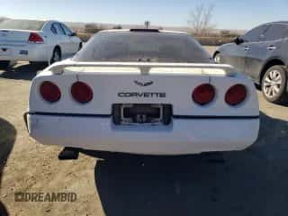 1989 Chevrolet Corvette with VIN 1G1YY2185K5106888, listed as a Copart auction lot 44160595 with 155,193 mi miles and Salvage title. Bid and sale history available at DreamBid. Image 6.