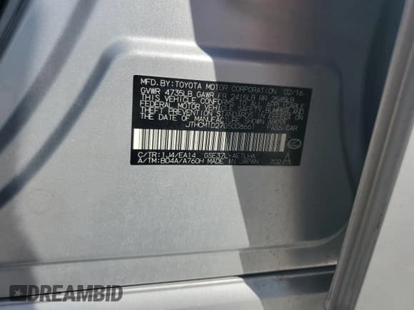 ✅ 2016 Lexus IS 300/350 • VIN: JTHCM1D27G5008661 • Лот: 85197165. Опубликован ранее на Copart с пробегом 73 797 миль. Бесплатный доступ к архиву аукционных продаж из США и подробный отчёт об истории автомобиля на DreamBid. Изображение 12.