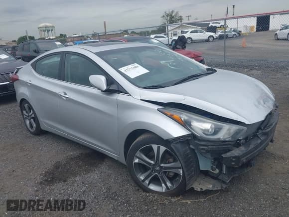 ✅ 2015 Hyundai Elantra Sport • VIN: KMHDH4AH2FU249094 • Lot: 43275888. Listed on IAAI with 101,798 mi. Free auction sales archive from the USA and detailed vehicle history report at DreamBid. Image 1.
