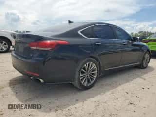 2015 Hyundai Genesis 3.8L z VIN KMHGN4JE9FU092479, wystawiony jako Copart lot #68120854 z przebiegiem 218 187 mil mil oraz Szkoda całkowita • Salvage title. Historia ofert i sprzedaży dostępna na DreamBid. Obrazek 3.