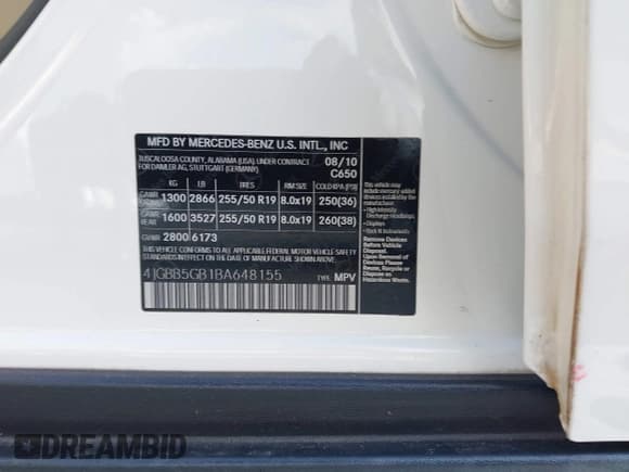 ✅ 2011 Mercedes-Benz M 350 • VIN: 4JGBB5GB1BA648155 • Lot: 42991750. Listed on IAAI with 165,036 mi. Free auction sales archive from the USA and detailed vehicle history report at DreamBid. Image 9.